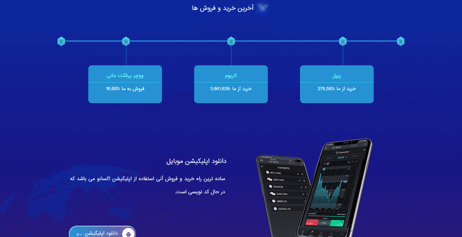 آخرین_خرید_و_فروش_ارز_دیجیتال_اکسانو